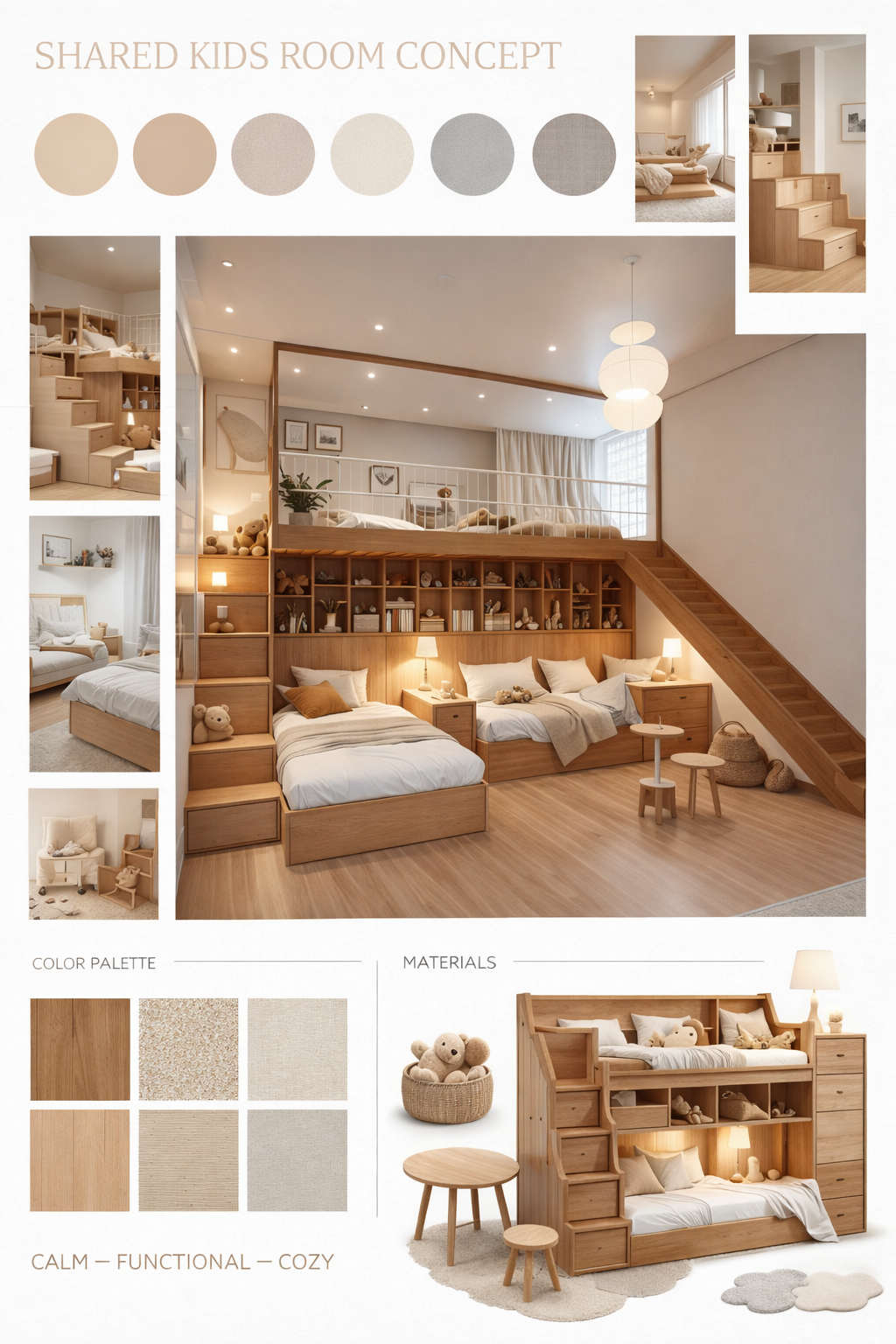 Chloe and Rachel concept board