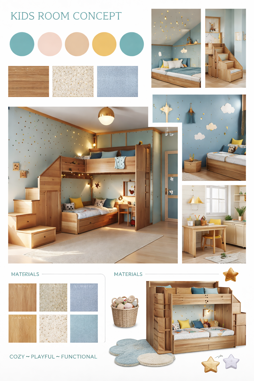 Max and Logan concept board